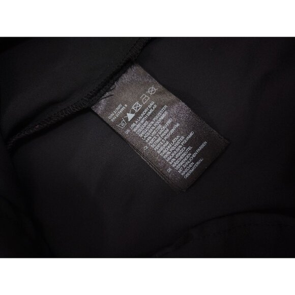 H&M Black Sleeveless Button-Up Blouse With Lace Yoke Detail Size 8, NWOT - Picture 4 of 8